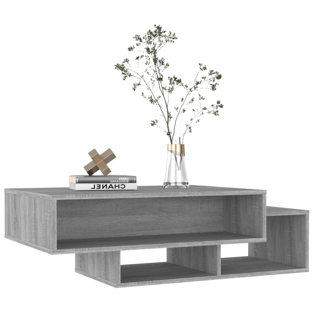 Konferenční Stolek Šedý Sonoma 105X55X32 Cm Kompozitní Dřevo