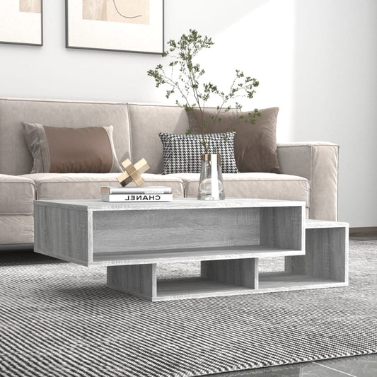 Konferenční Stolek Šedý Sonoma 105X55X32 Cm Kompozitní Dřevo