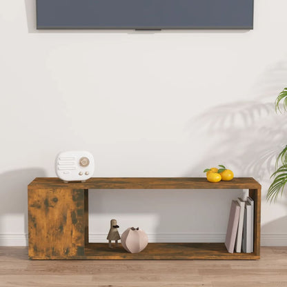 Tv Skříňka Kouřový Dub 100 X 24 X 32 Cm Kompozitní Dřevo