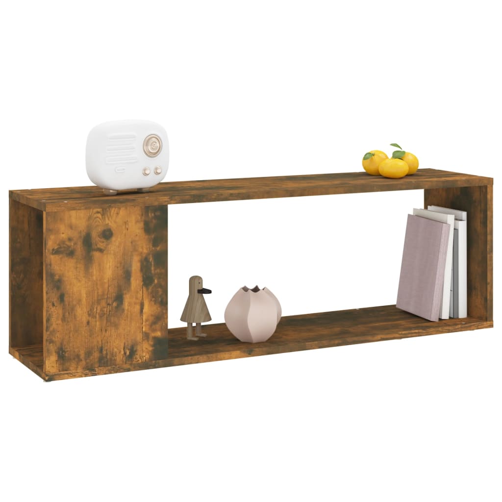 Tv Skříňka Kouřový Dub 100 X 24 X 32 Cm Kompozitní Dřevo