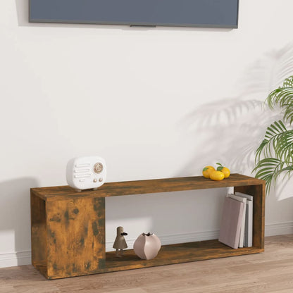 Tv Skříňka Kouřový Dub 100 X 24 X 32 Cm Kompozitní Dřevo