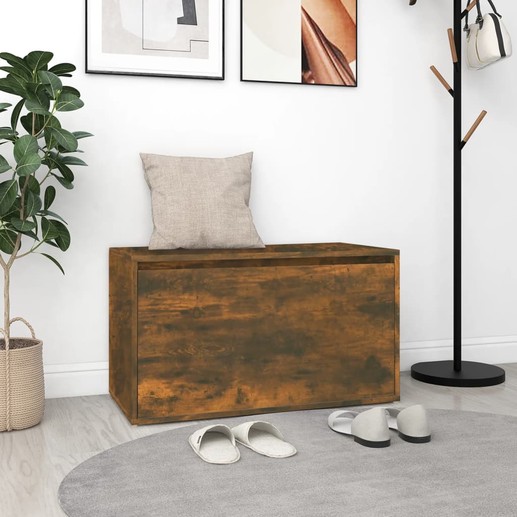 Lavice Do Předsíně 80X40X45 Cm Betonově Šedá Kompozitní Dřevo