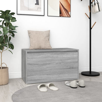 Lavice Do Předsíně 80X40X45 Cm Betonově Šedá Kompozitní Dřevo