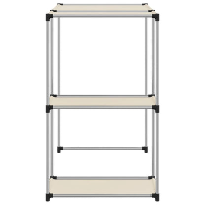 Úložný Regál Nad Pračku Krém 87 X 55 X 90,5 Cm Železo