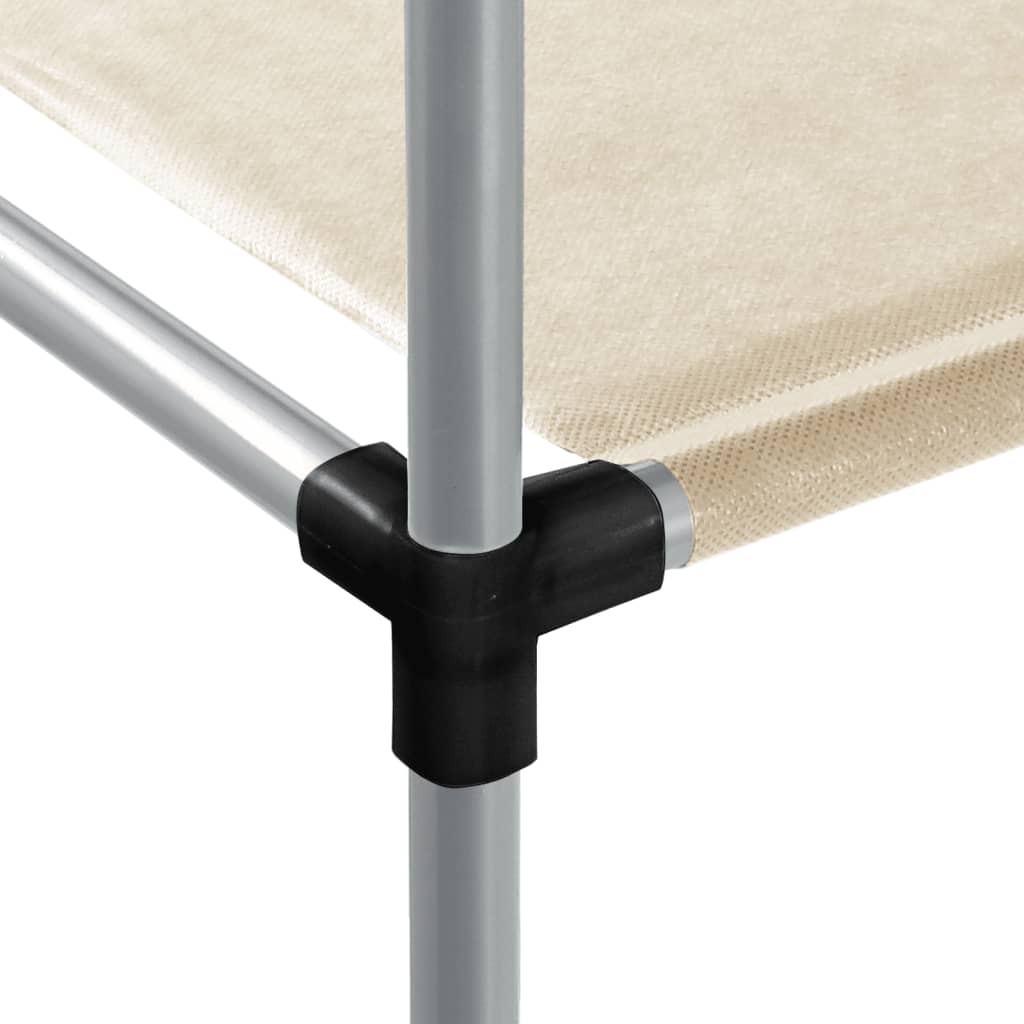 Úložný Regál Nad Pračku Krém 87 X 55 X 90,5 Cm Železo