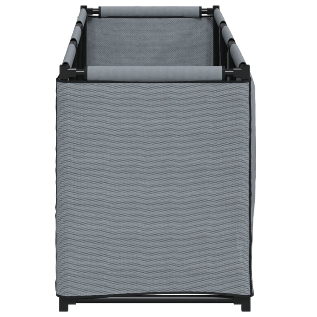 Úložný Box Šedý 105 X 34,5 X 45 Cm Textil