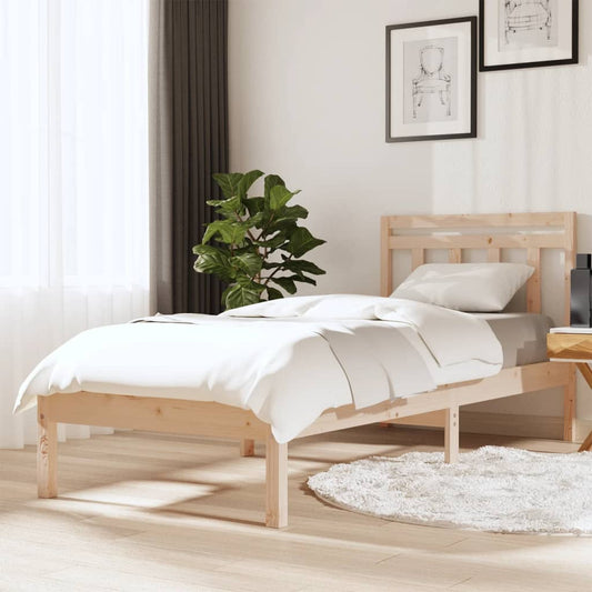 Rám Postele Small Single Masivní Dřevo