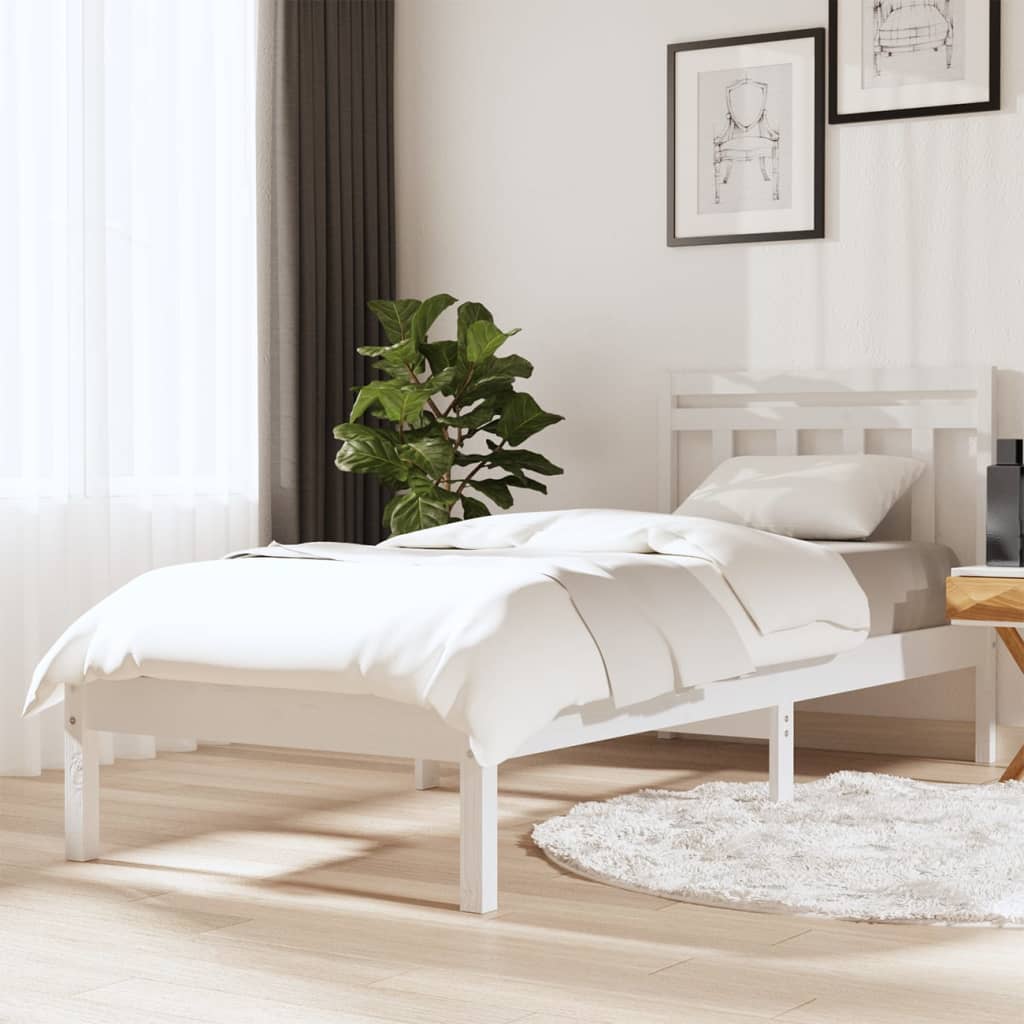 Rám Postele Small Single Masivní Dřevo