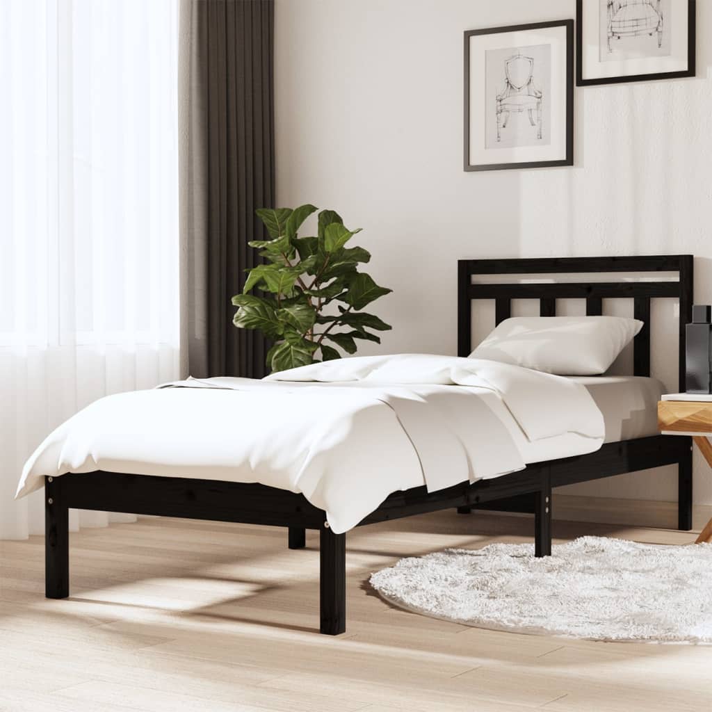 Rám Postele Small Single Masivní Dřevo