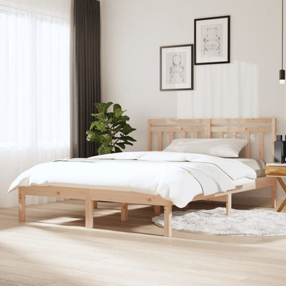 Rám Postele Small Single Masivní Dřevo