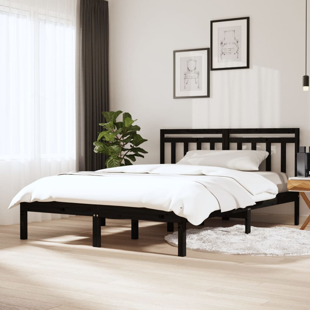 Rám Postele Small Single Masivní Dřevo