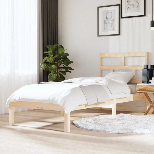 Rám Postele Small Single Masivní Dřevo