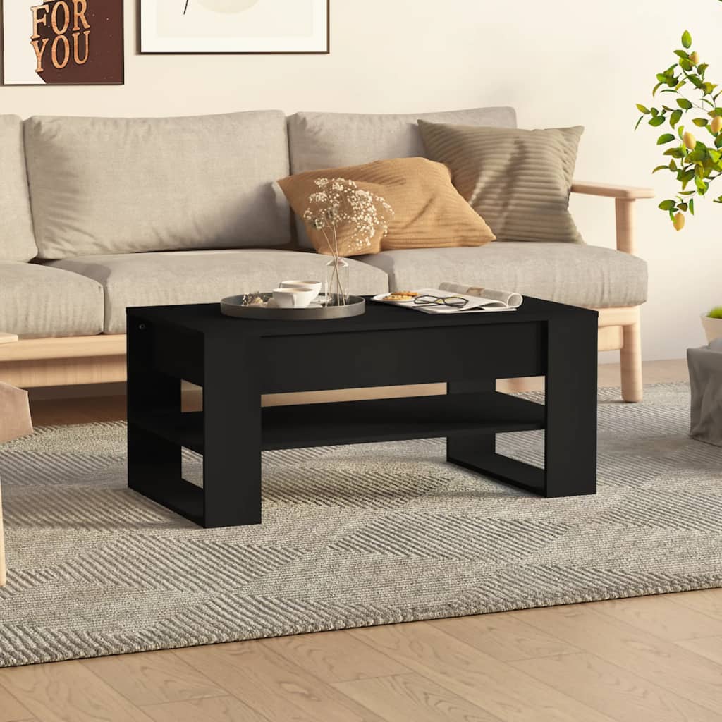 Konferenční Stolek Šedý Sonoma 102X55X45 Cm Kompozitní Dřevo