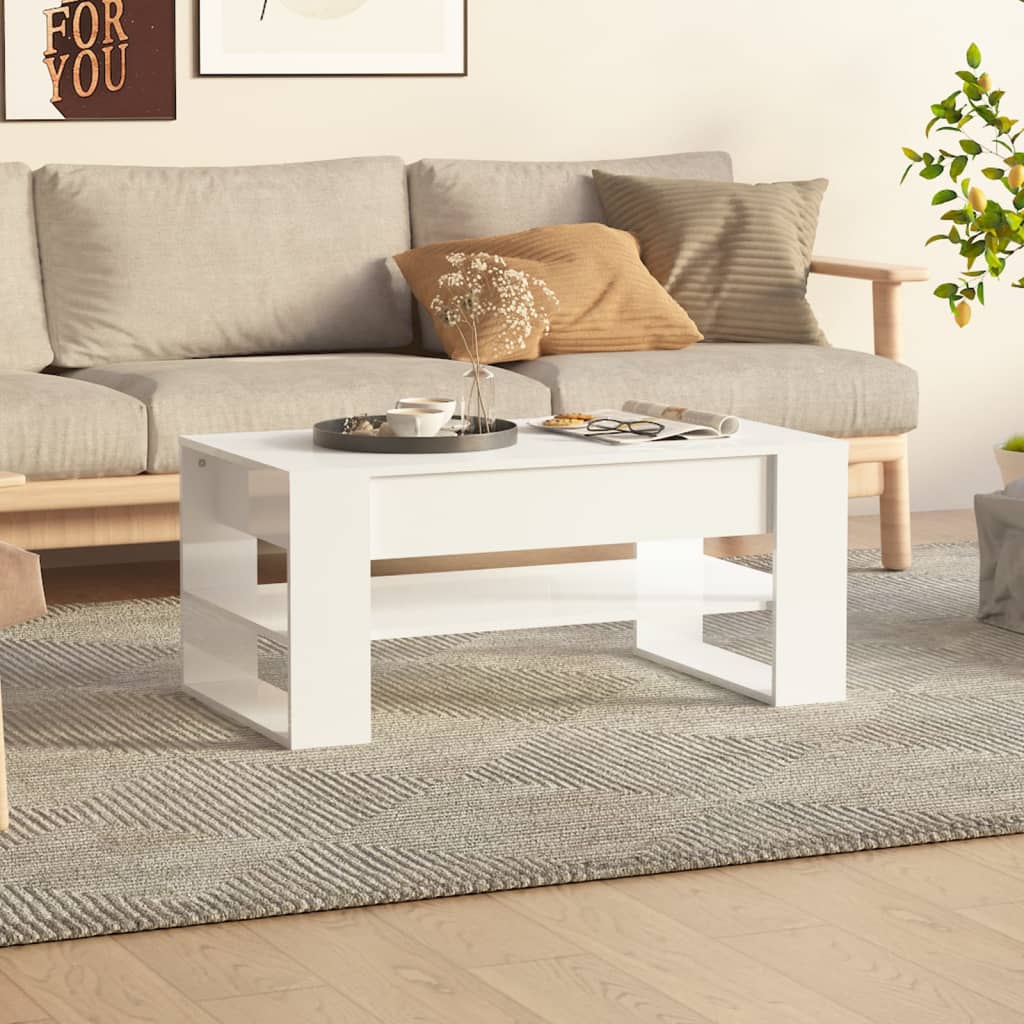 Konferenční Stolek Šedý Sonoma 102X55X45 Cm Kompozitní Dřevo