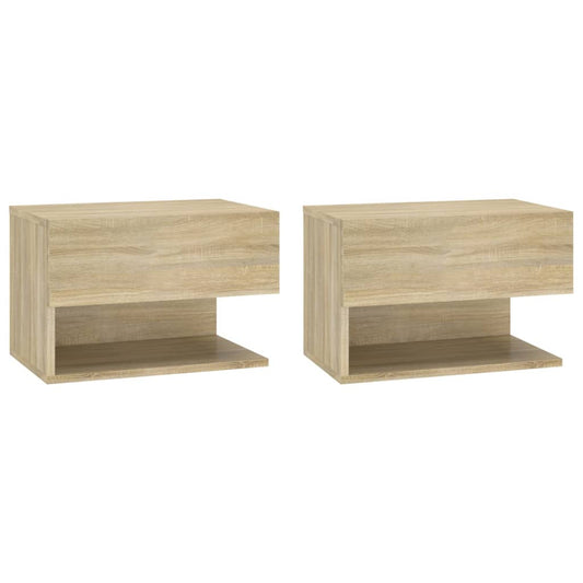 Nástěnné Noční Stolky 2 Ks