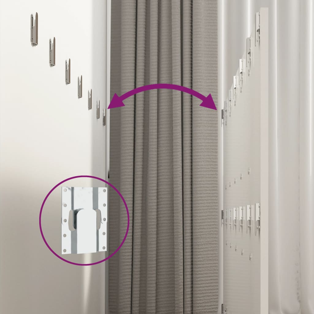 Nástěnné Čelo Postele Lesklé Bílé 240X1,5X80Cm Kompozitní Dřevo