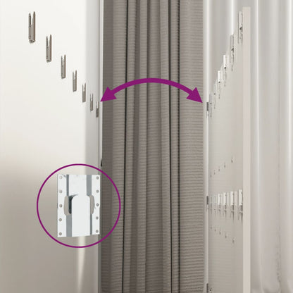 Nástěnné Čelo Postele Lesklé Bílé 240X1,5X80Cm Kompozitní Dřevo