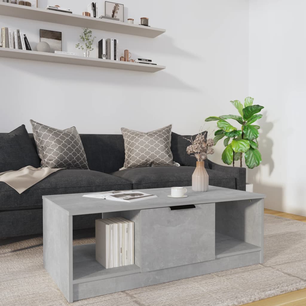 Konferenční Stolek Šedý Sonoma 102X50X36 Cm Kompozitní Dřevo