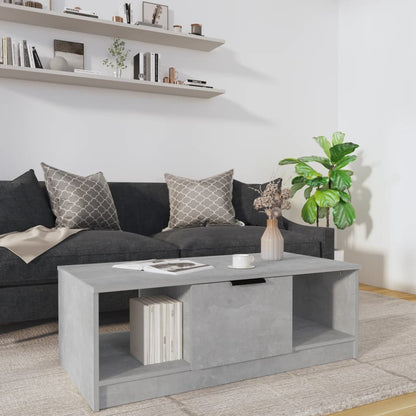 Konferenční Stolek Šedý Sonoma 102X50X36 Cm Kompozitní Dřevo