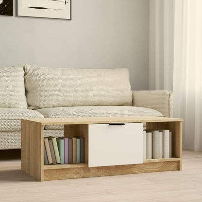 Konferenční Stolek Šedý Sonoma 102X50X36 Cm Kompozitní Dřevo