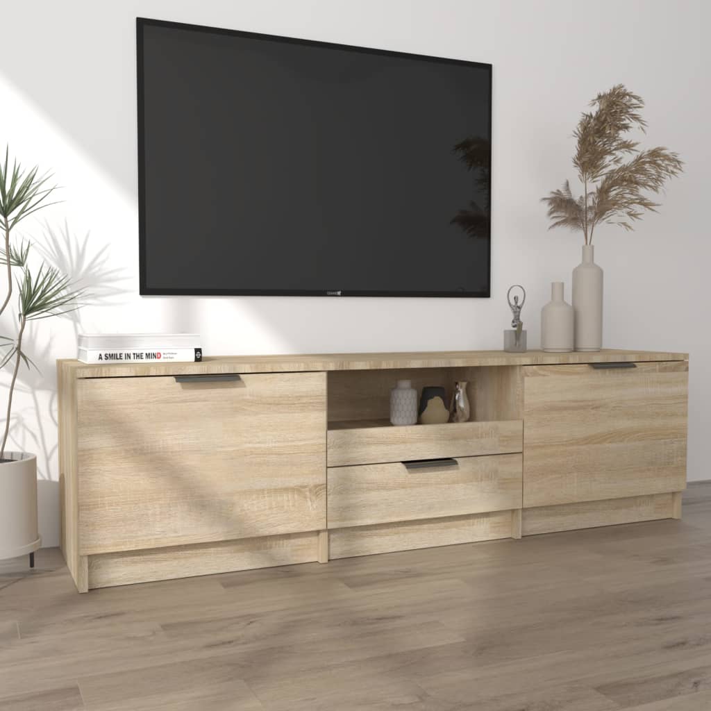 Tv Skříňka 140 X 35 X 40 Cm Kompozitní Dřevo