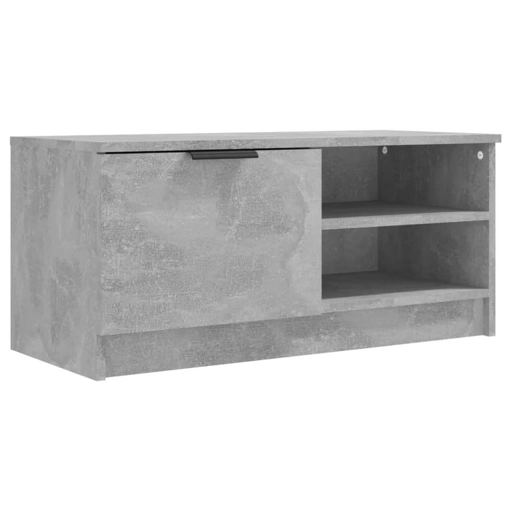 Tv Skříňka Betonově Šedá 80 X 35 X 36,5 Cm Kompozitní Dřevo