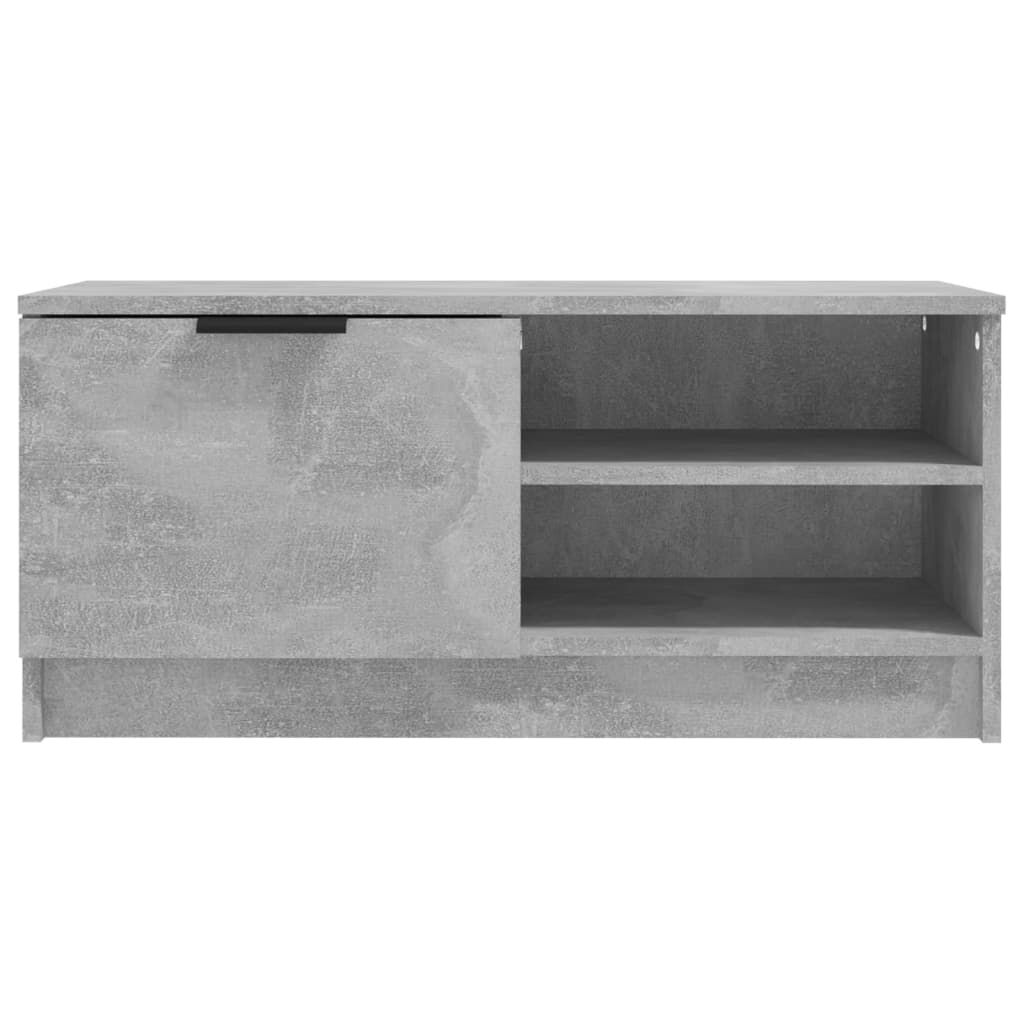 Tv Skříňka Betonově Šedá 80 X 35 X 36,5 Cm Kompozitní Dřevo