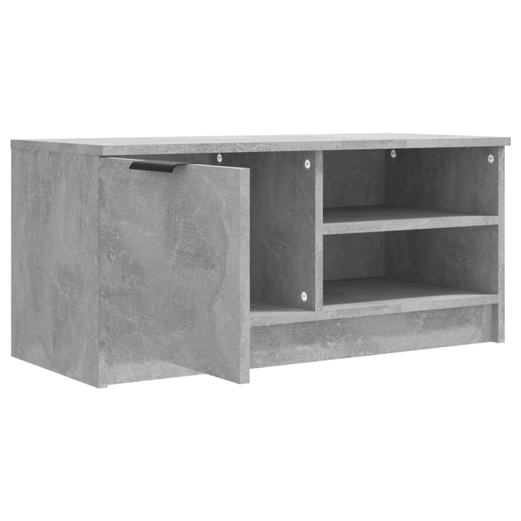 Tv Skříňka Betonově Šedá 80 X 35 X 36,5 Cm Kompozitní Dřevo