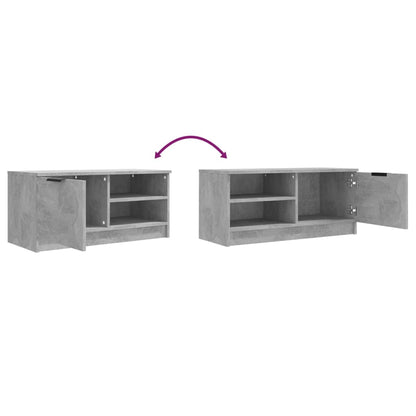 Tv Skříňka Betonově Šedá 80 X 35 X 36,5 Cm Kompozitní Dřevo