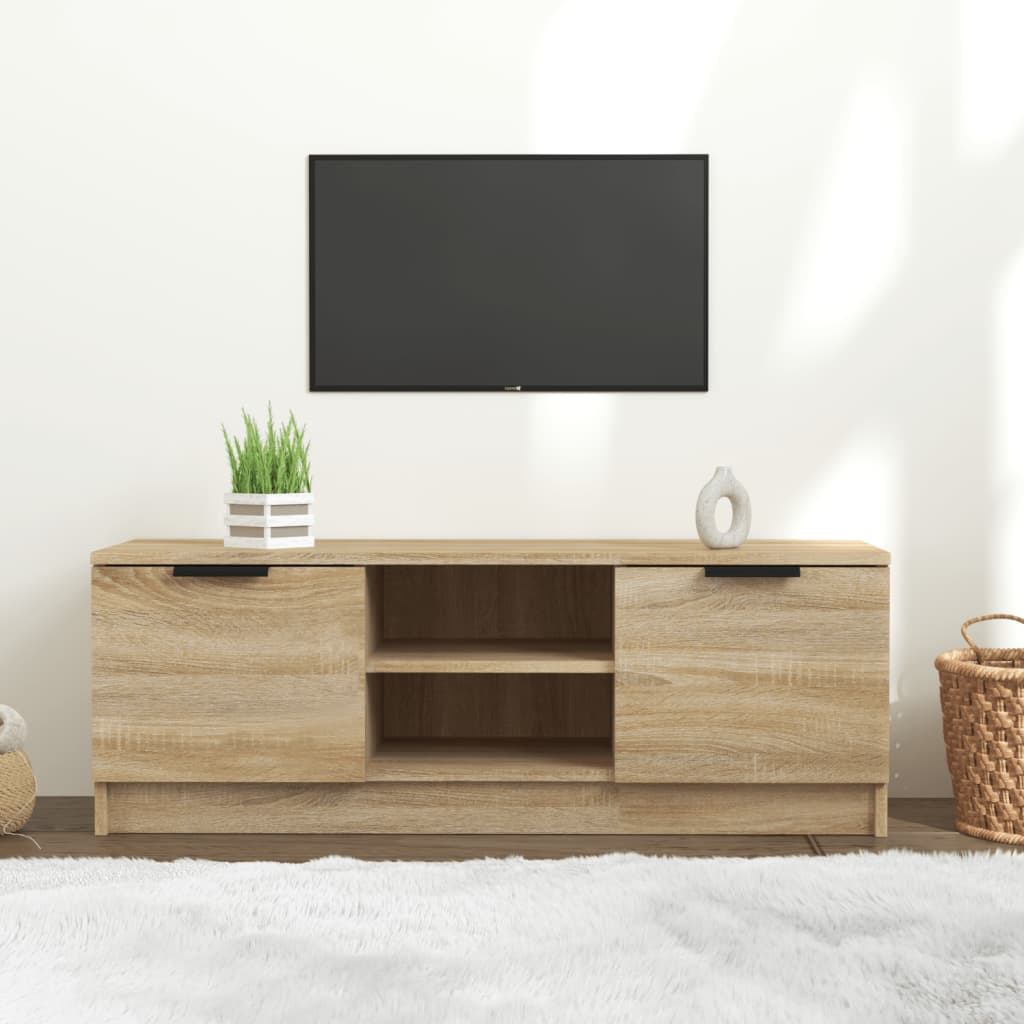 Tv Skříňka 102 X 35 X 36,5 Cm Kompozitní Dřevo