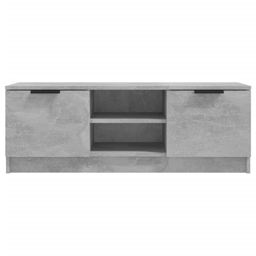 Tv Skříňka Betonově Šedá 102 X 35 X 36,5 Cm Kompozitní Dřevo