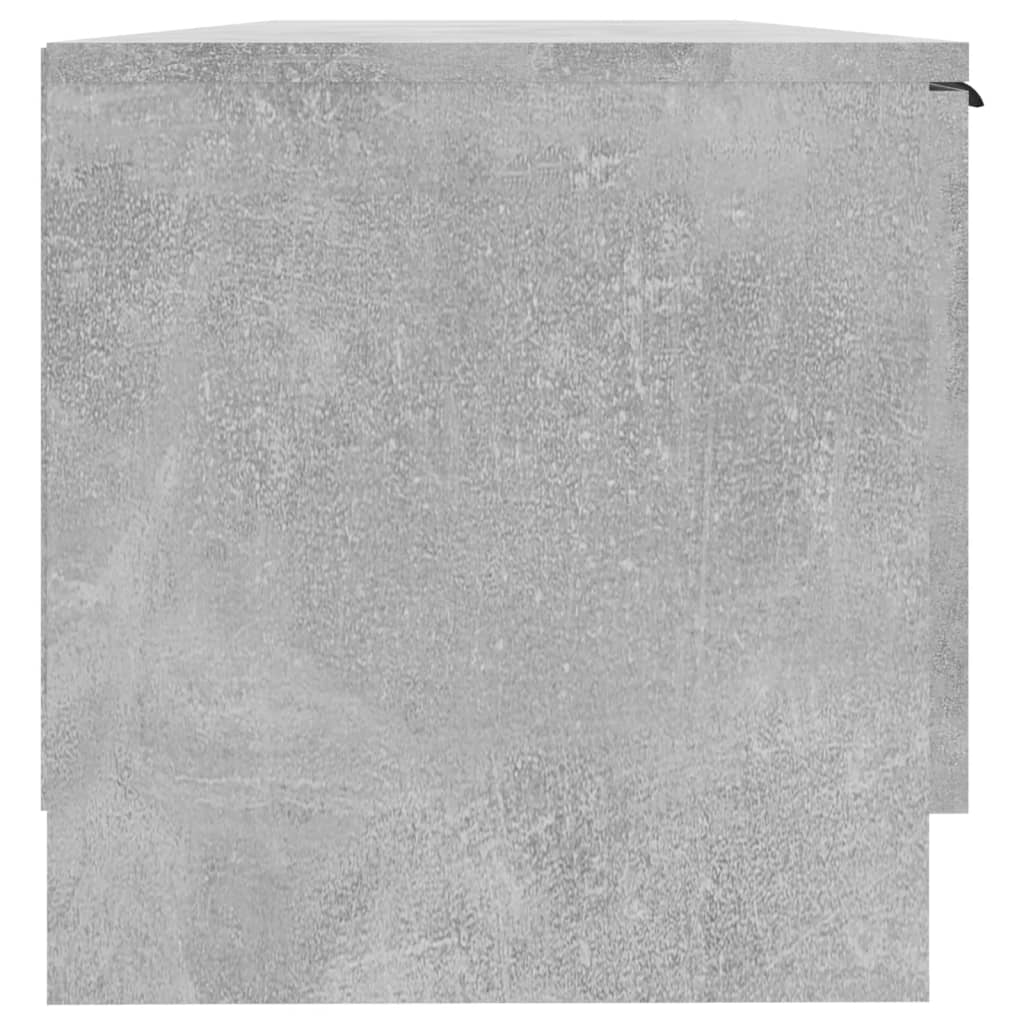 Tv Skříňka Betonově Šedá 102 X 35 X 36,5 Cm Kompozitní Dřevo