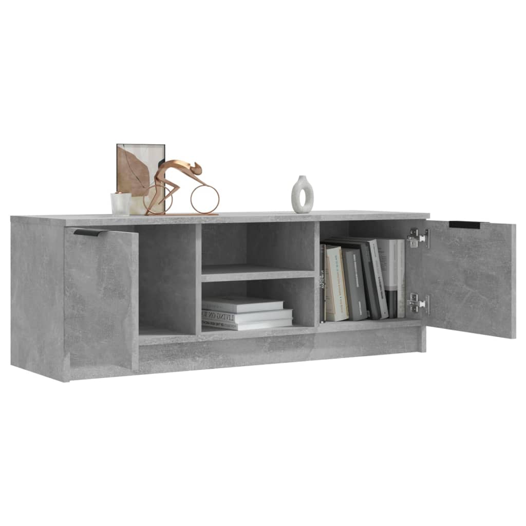 Tv Skříňka Betonově Šedá 102 X 35 X 36,5 Cm Kompozitní Dřevo