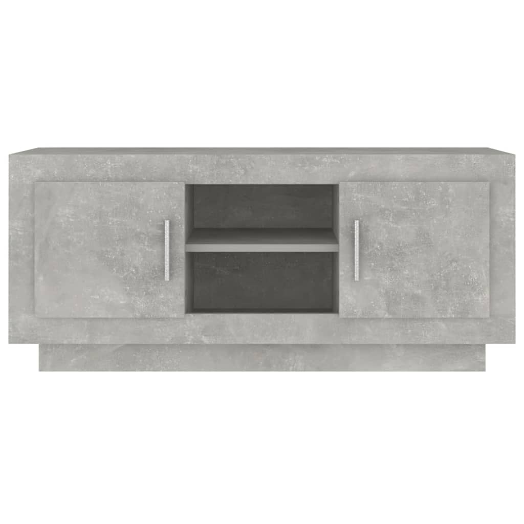 Tv Skříňka Betonově Šedá 102 X 35 X 45 Cm Kompozitní Dřevo
