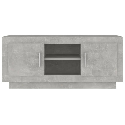 Tv Skříňka Betonově Šedá 102 X 35 X 45 Cm Kompozitní Dřevo