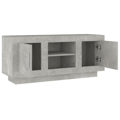 Tv Skříňka Betonově Šedá 102 X 35 X 45 Cm Kompozitní Dřevo
