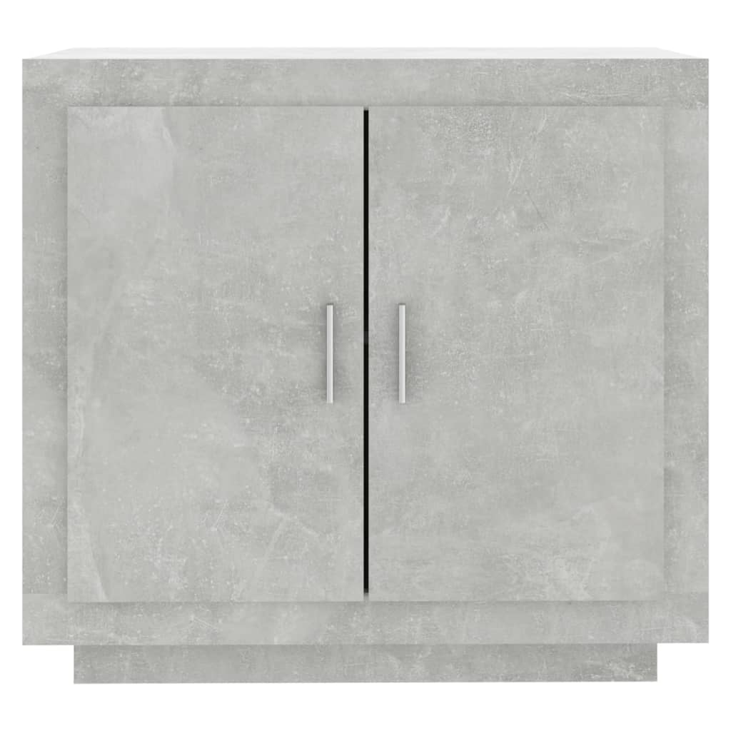Příborník Betonově Šedý 80 X 40 X 75 Cm Kompozitní Dřevo
