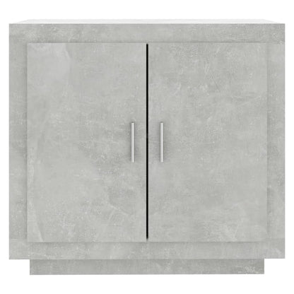 Příborník Betonově Šedý 80 X 40 X 75 Cm Kompozitní Dřevo