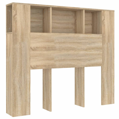 Čelo Postele S Úložným Prostorem Dub Sonoma 120X18,5X102,5 Cm