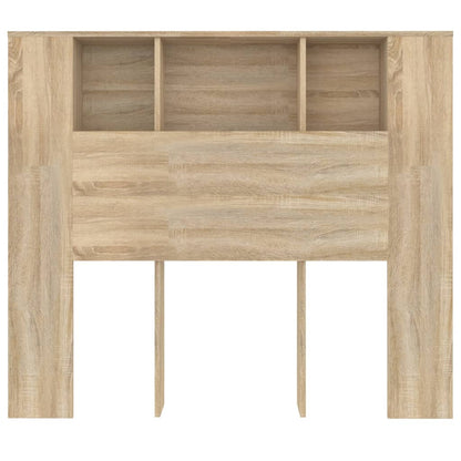 Čelo Postele S Úložným Prostorem Dub Sonoma 120X18,5X102,5 Cm