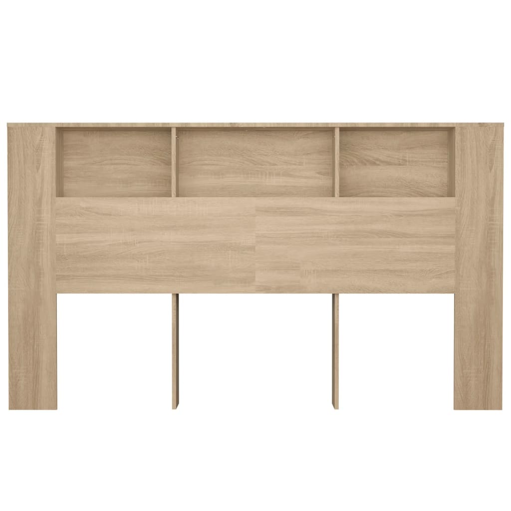 Čelo Postele S Úložným Prostorem Dub Sonoma 180X18,5X104,5 Cm