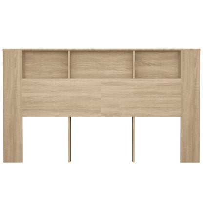 Čelo Postele S Úložným Prostorem Dub Sonoma 180X18,5X104,5 Cm