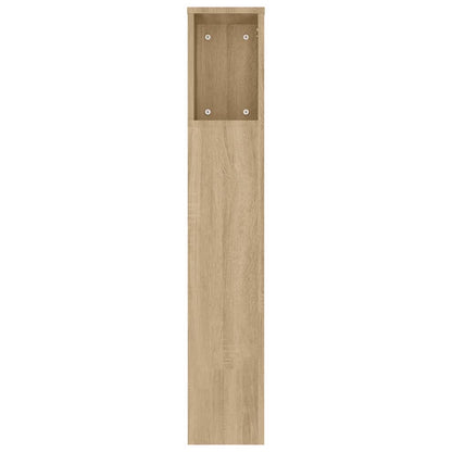 Čelo Postele S Úložným Prostorem Dub Sonoma 180X18,5X104,5 Cm