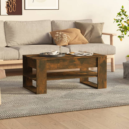 Konferenční Stolek Šedý Sonoma 102X55X45 Cm Kompozitní Dřevo