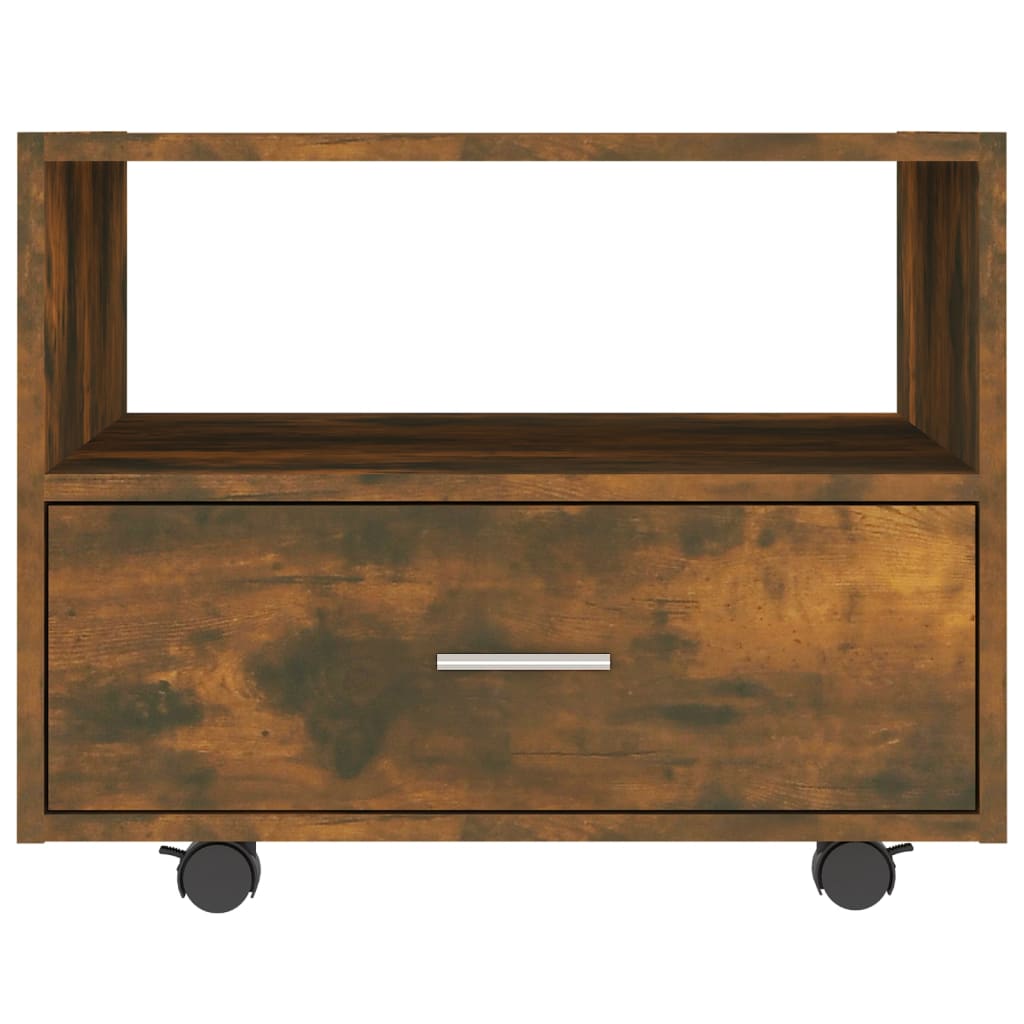 Konferenční Stolek 55 X 55 X 40 Cm Kompozitní Dřevo