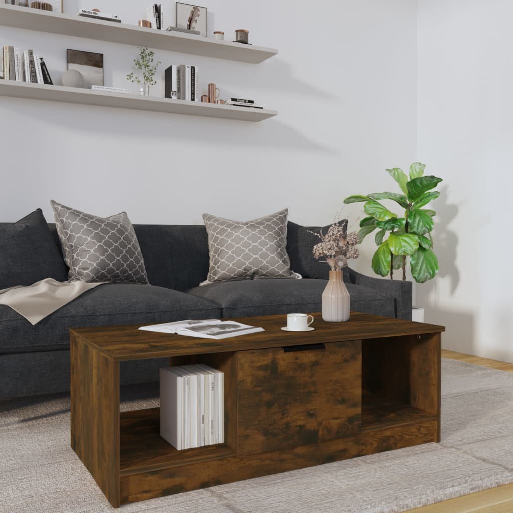 Konferenční Stolek Šedý Sonoma 102X50X36 Cm Kompozitní Dřevo