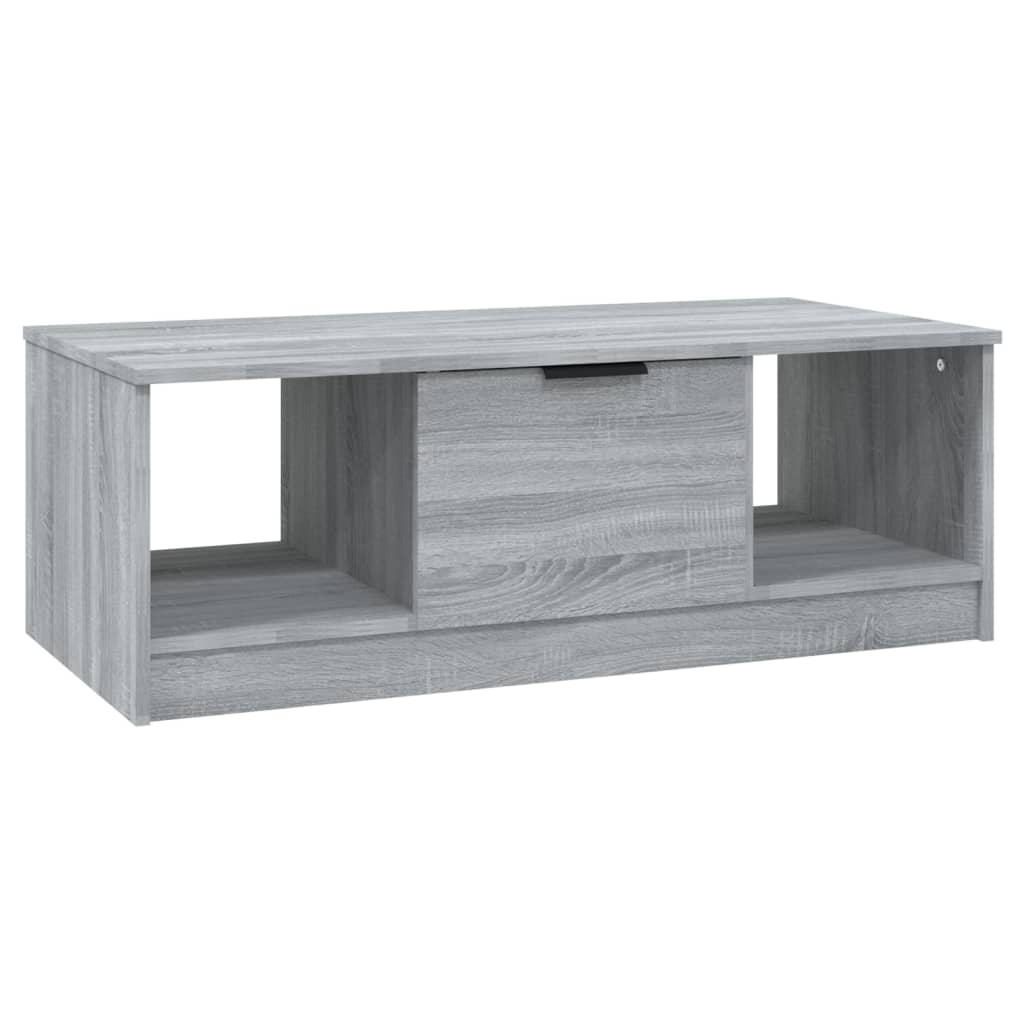 Konferenční Stolek Šedý Sonoma 102X50X36 Cm Kompozitní Dřevo