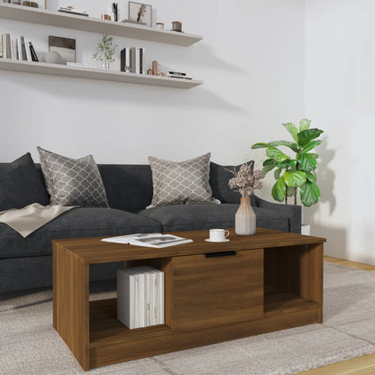 Konferenční Stolek Šedý Sonoma 102X50X36 Cm Kompozitní Dřevo