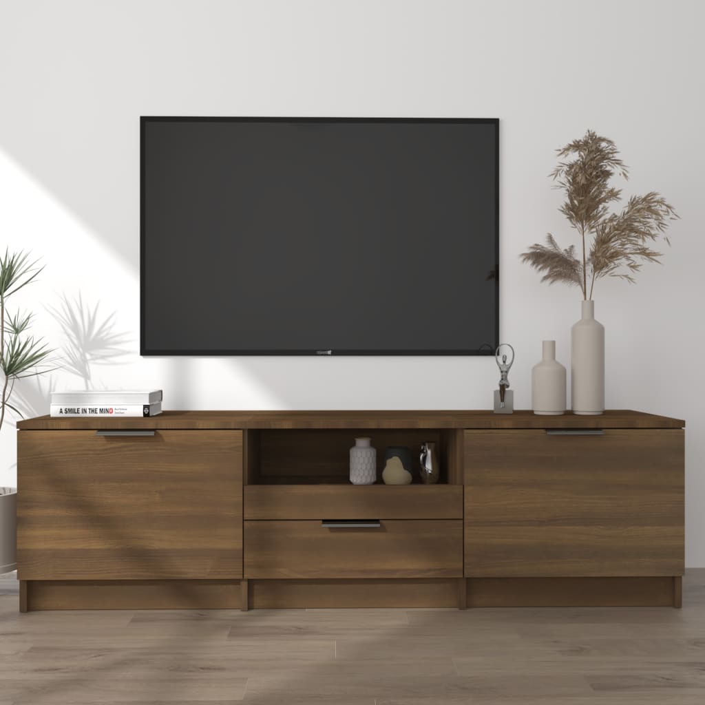 Tv Skříňka 140 X 35 X 40 Cm Kompozitní Dřevo