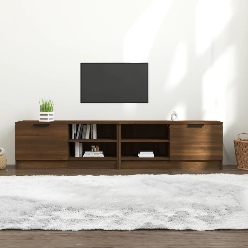 Tv Skříňka 80 X 35 X 36,5 Cm Kompozitní Dřevo